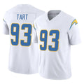 Kieara LA.Chargers #93 Teair Tart Player White Limited Vapor F.U.S.E. Home Game Stitched Jerseys
