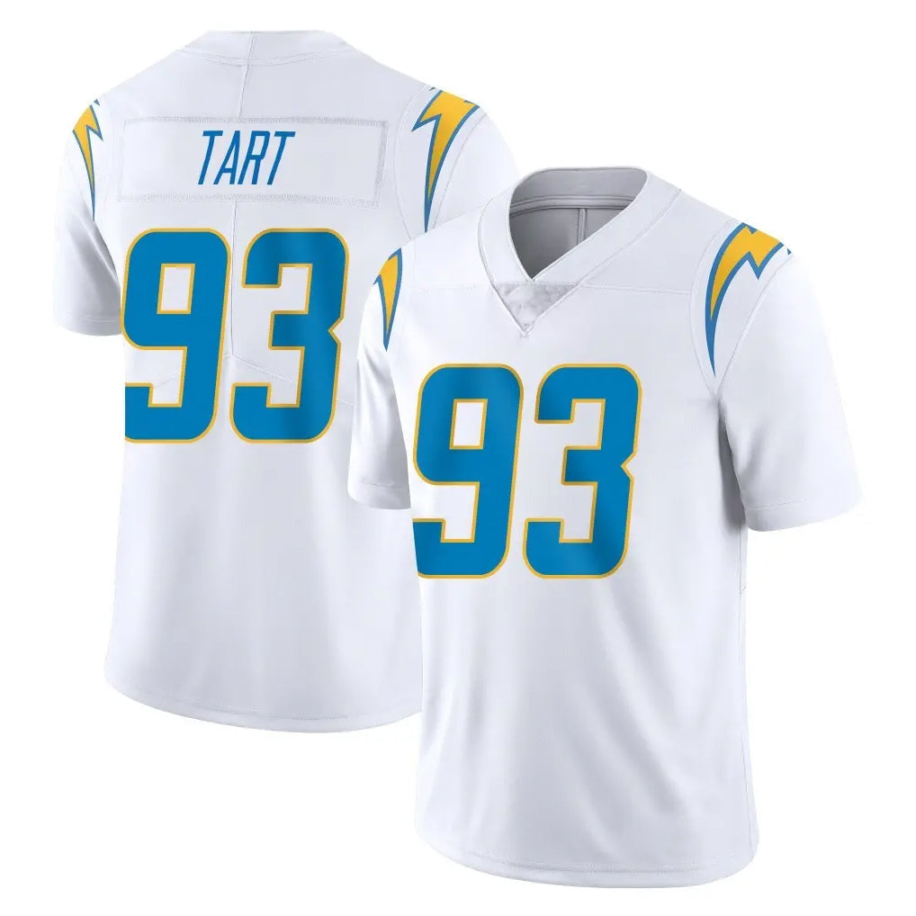 Kieara LA.Chargers #93 Teair Tart Player White Limited Vapor Untouchable Home Game Stitched Jerseys
