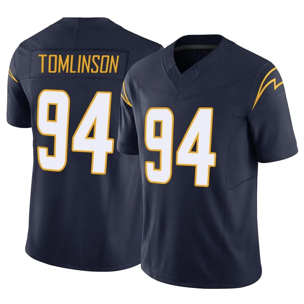 Kieara LA.Chargers #94 Dalvin Tomlinson Player Navy Limited Vapor F.U.S.E. Home Game Stitched Jerseys