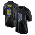 Kieara LA.Rams #0 Byron Young Player Black Fashion Limited Home Game Stitched Jerseys