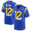 Kieara LA.Rams #12 Puka Nacua Royal Game Player Jersey American Stitched Jerseys