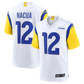 Kieara LA.Rams #12 Puka Nacua White Game Player Jersey American Stitched Jerseys