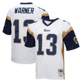Kieara LA.Rams #13 Kurt Warner Player White Retired Limited Stitched Jerseys