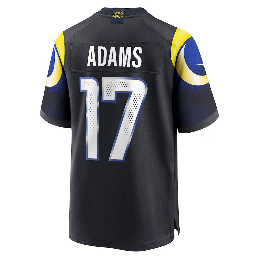 Kieara LA.Rams #17 Davante Adams Player Midnight Blue Rivalries Collection Game Stitched Jerseys
