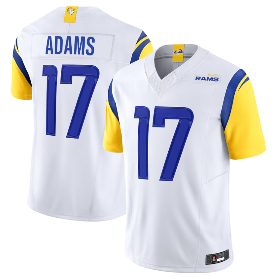 Kieara LA.Rams #17 Davante Adams Player White F.U.S.E. Limited Stitched Jerseys