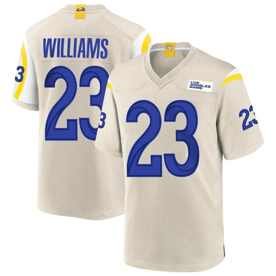 KiearaLA.Rams #23 Kyren Williams Player Bone Replica Game Stitched Jerseys