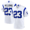 Kieara LA.Rams #23 Kyren Williams Player Fearsome White Home Game Stitched Jerseys
