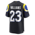 Kieara LA.Rams #23 Kyren Williams Player Midnight Blue Rivalries Collection Game Stitched Jerseys