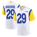 Kieara LA.Rams #29 Eric Dickerson Player White Home Game Stitched Jerseys