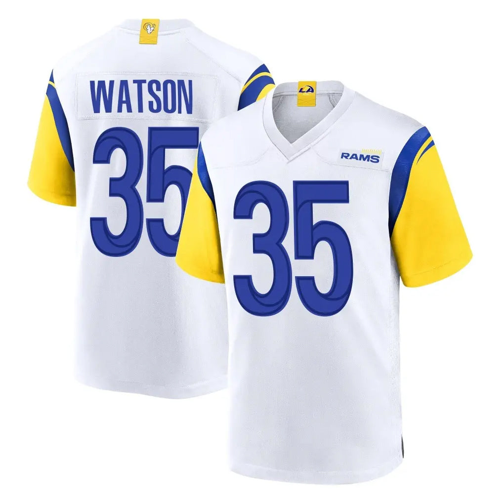 Kieara LA.Rams #35 Jaylen Watson Player White Home Game Stitched Jerseys