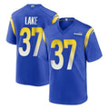Kieara LA.Rams #37 Quentin Lake Player Royal Home Game Stitched Jerseys