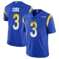 Kieara LA.Rams #3 Kam Curl Player Royal Limited Vapor Untouchable Home Game Stitched Jerseys