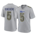 Kieara LA.Rams #5 Kamren Kinchens Player Gray Atmosphere Fashion Home Game Stitched Jerseys