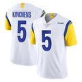 Kieara LA.Rams #5 Kamren Kinchens Player White Limited Vapor Untouchable Home Game Stitched Jerseys