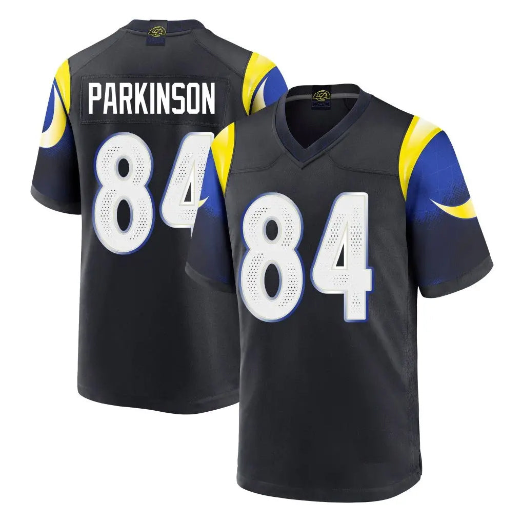 Kieara LA.Rams #84 Colby Parkinson Player Black Midnight Rivalries Collection Home Game Stitched Jerseys