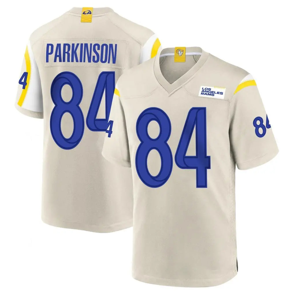 Kieara LA.Rams #84 Colby Parkinson Player Bone Home Game Stitched Jerseys