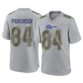 Kieara LA.Rams #84 Colby Parkinson Player Gray Atmosphere Fashion Home Game Stitched Jerseys