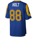 Kieara LA.Rams #88 Torry Holt Mitchell & Ness Royal Legacy Replica Stitched Puhic Jersey