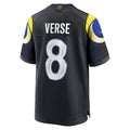 Kieara LA.Rams #8 Jared Verse Player Midnight Blue Rivalries Collection Game Stitched Jerseys