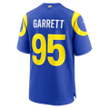 Kieara LA.Rams #95 Myles Garrett Royal Game Stitched Jerseys