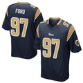 Kieara LA.Rams #97 Poona Ford Player Navy Home Game Stitched Jerseys
