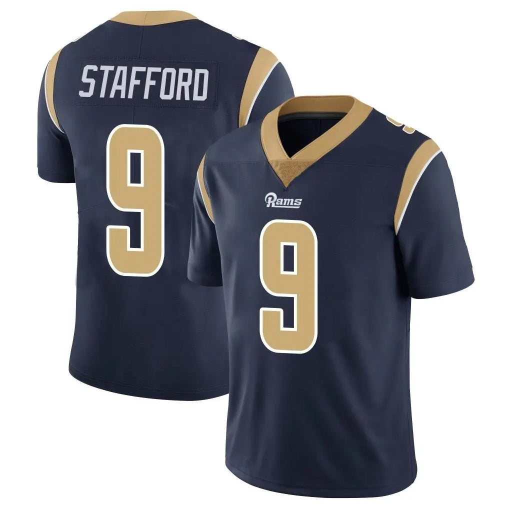 Kieara LA.Rams #9 Matthew Stafford Player Navy Limited Vapor Untouchable Home Game Stitched Jerseys