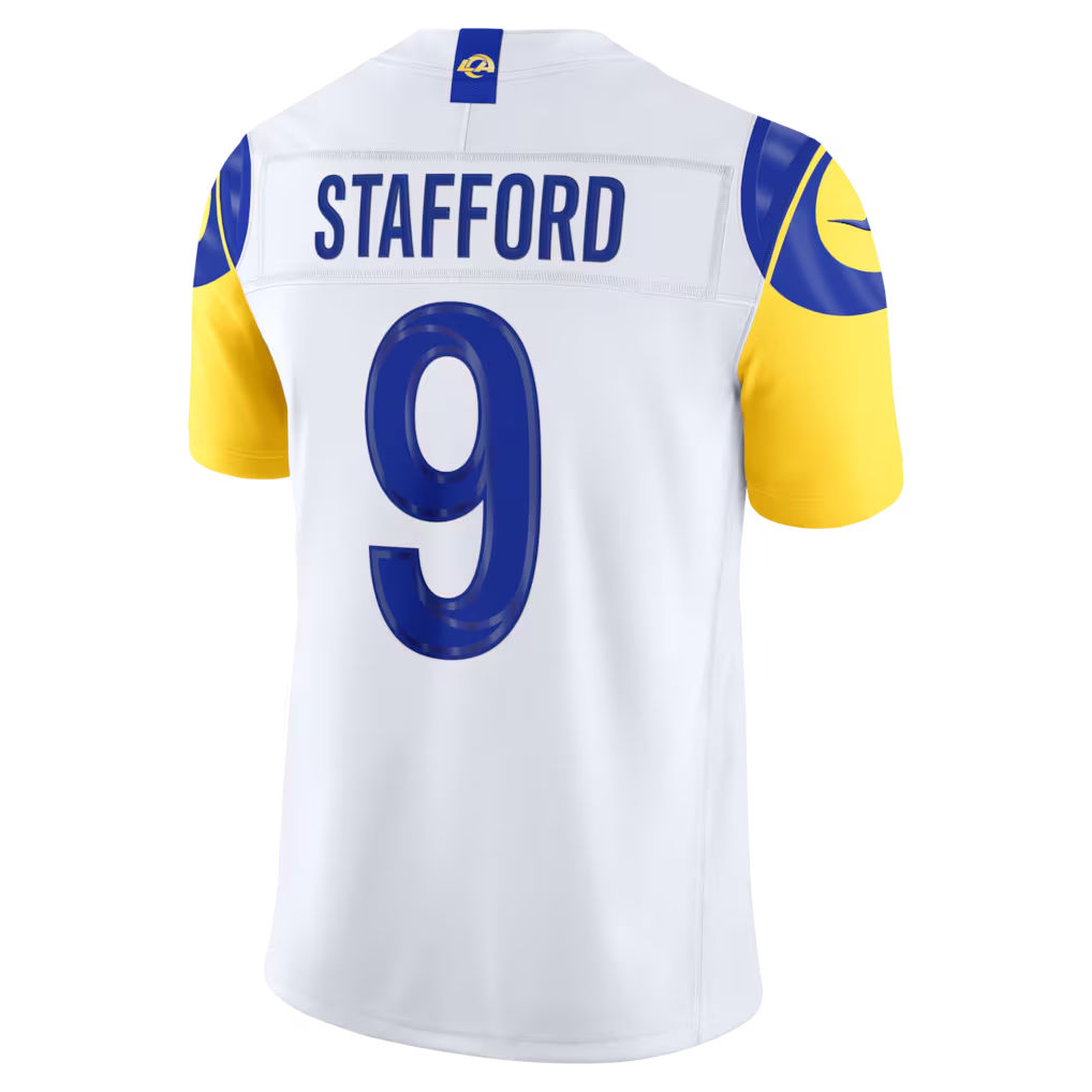 Kieara LA.Rams #9 Matthew Stafford White Vapor F.U.S.E. Stitched Limited Jerseys