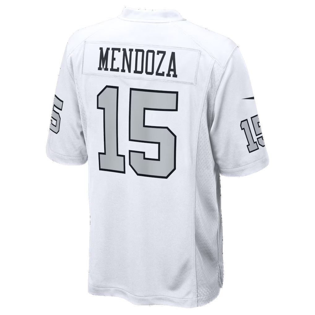 Kieara LV.Raiders #15 Fernando Mendoza White Alternate Game Player Stitched Jerseys