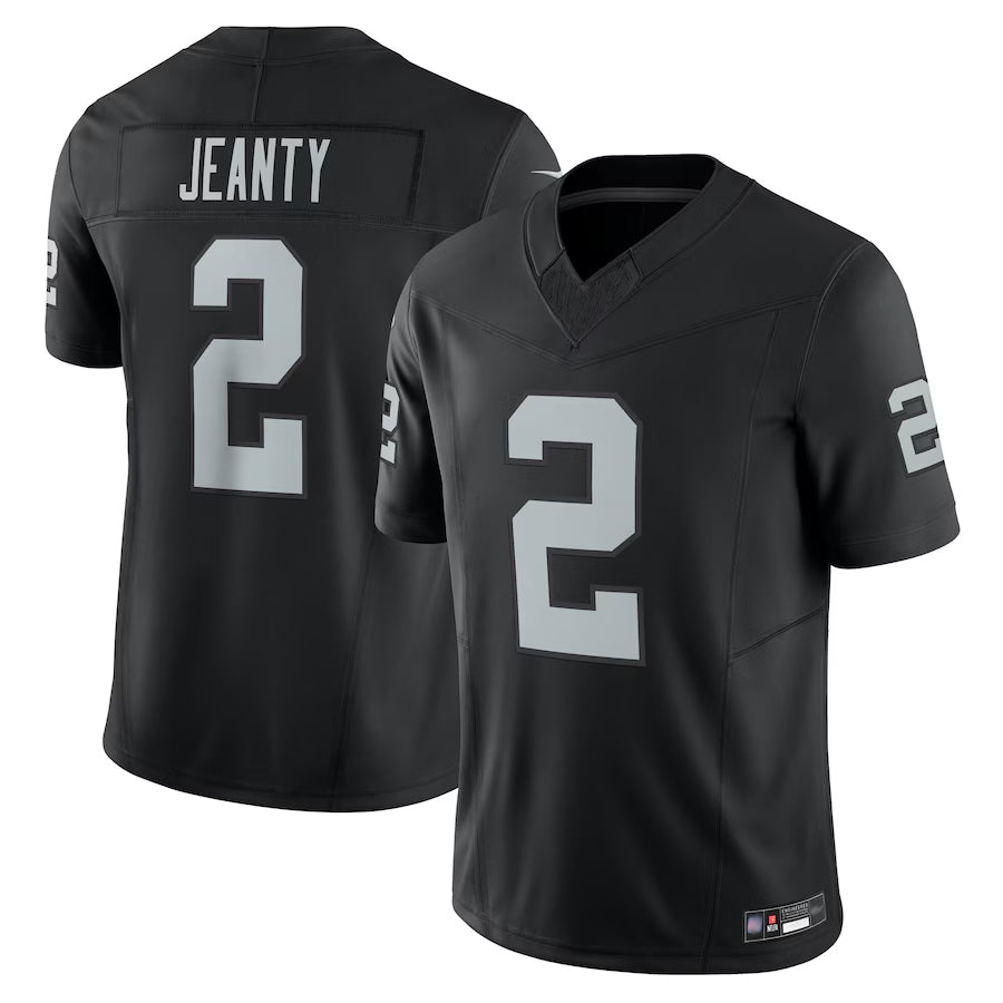 Kieara LV.Raiders #2 Ashton Jeanty Player Black Home Limited Stitched Jerseys
