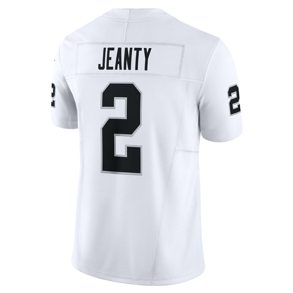 Kieara LV.Raiders #2 Ashton Jeanty Player Whtie Vapor F.U.S.E. Limited Stitched Jerseys