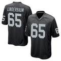Kieara LV.Raiders #65 Tyler Linderbaum Player Black Home Game Stitched Jerseys