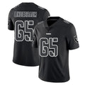 Kieara LV.Raiders #65 Tyler Linderbaum Player Black Limited Black Impact Home Game Stitched Jerseys
