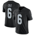 Kieara LV.Raiders #6 A.J. Cole Player Black Limited Vapor Untouchable Home Game Stitched Jerseys
