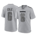 Kieara LV.Raiders #6 A.J. Cole Player Gray Atmosphere Fashion Limited Game Stitched Jerseys