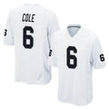 Kieara LV.Raiders #6 A.J. Cole Player White Home Game Stitched Jerseys
