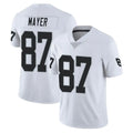 Kieara LV.Raiders #87 Michael Mayer Player White Limited Vapor Untouchable Home Game Stitched Jerseys
