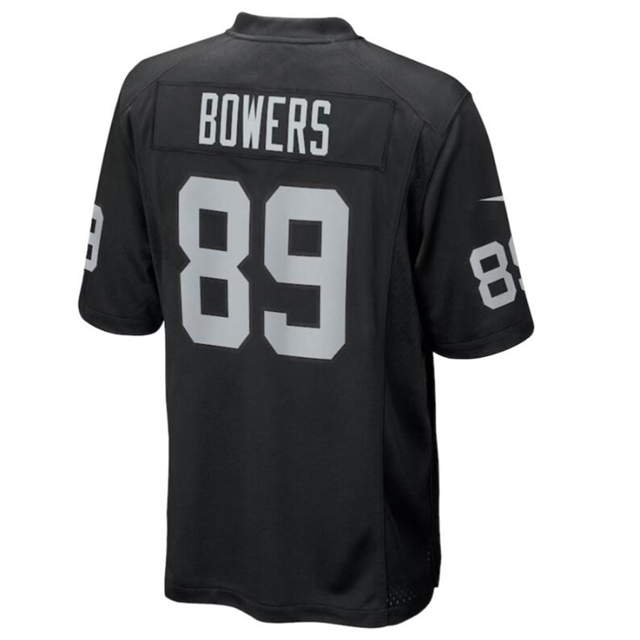Kieara LV.Raiders #89 Brock Bowers Black 2024 Draft First Round Pick Player Game Jersey Stitched Jerseys