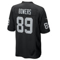 Kieara LV.Raiders #89 Brock Bowers Black 2024 Draft First Round Pick Player Game Jersey Stitched Jerseys