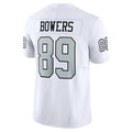 Kieara LV.Raiders #89 Brock Bowers Player White Alternate Vapor F.U.S.E Limited Stitched Jerseys