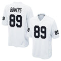 Kieara LV.Raiders #89 Brock Bowers Player White Home Game Stitched Jerseys