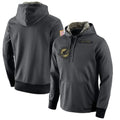 Kieara M.Dolphins Gray Pullover Hoodies Limited Blank Player Stitched Jerseys