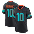 Kieara M.Dolphins #10 Jacob Rodriguez Player Black Pitch Rivalries Collection Home Game Stitched Jerseys