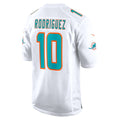 Kieara M.Dolphins #10 Jacob Rodriguez White Game Stitched Jerseys