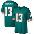 Kieara M.Dolphins #13 Dan Marino Mitchell & Ness Aqua Big & Tall 1984 Retired Player Replica Stitched Jerseys
