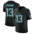 Kieara M.Dolphins #13 Dan Marino Player Black Fashion Limited Game Stitched Jerseys