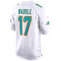 Kieara M.Dolphins #17 Jaylen Waddle Player White Home Game Stitched Jerseys