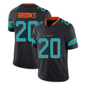 Kieara M.Dolphins #20 Jordyn Brooks Player Black Limited Pitch Rivalries Collection Home Game Stitched Jerseys