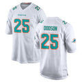 Kieara M.Dolphins #25 Tyrel Dodson Player White Limited Home Game Stitched Jerseys