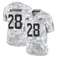 Kieara M.Dolphins #28 De'Von Achane Player Arctic Camo Salute To Service Limited Game Stitched Jerseys