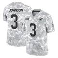 Kieara M.Dolphins #3 Chris Johnson Player Arctic Camo Salute To Service Limited Game Stitched Jerseys